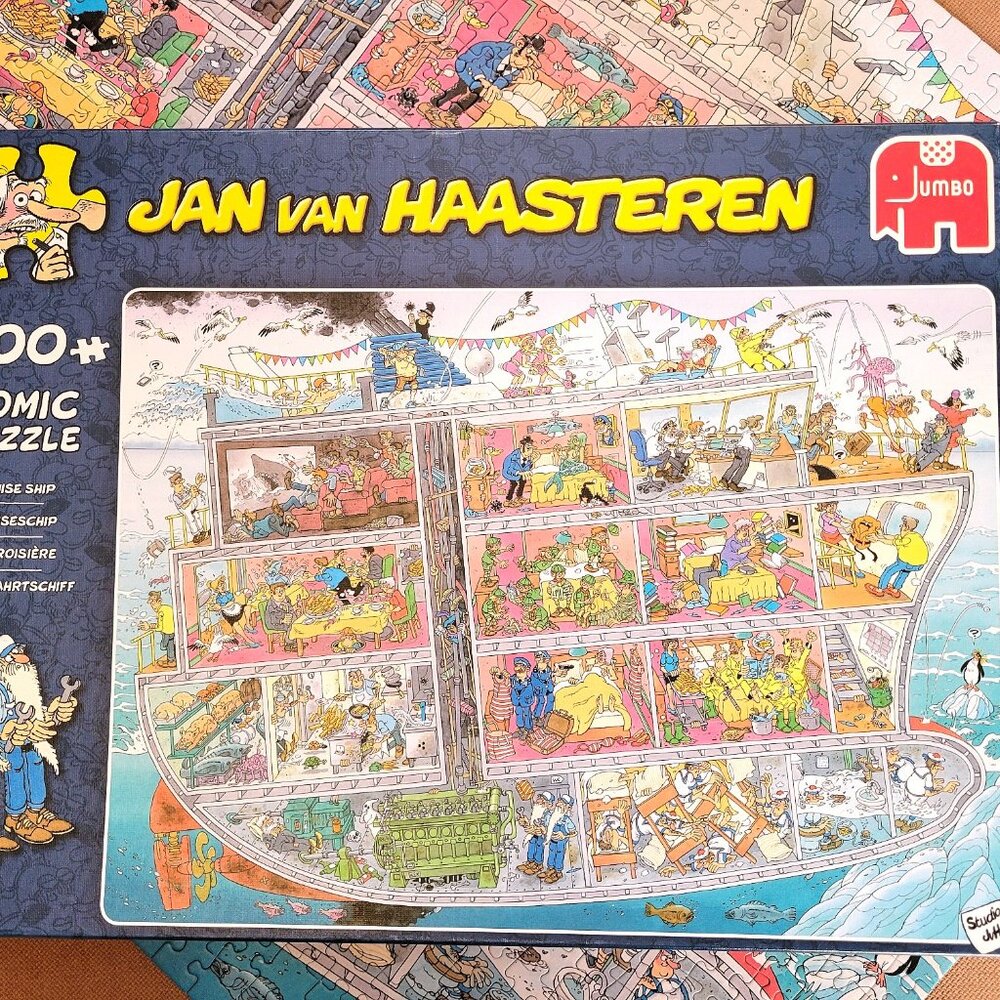 Jan Van Haasteren Cruise Ship 1000pc jigsaw puzzle